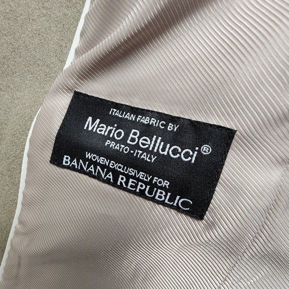 Banana Republic Blazer Womens 6 Brown Mario Bellucci Wool Blend Jacket‎ PLS READ - Picture 7 of 14